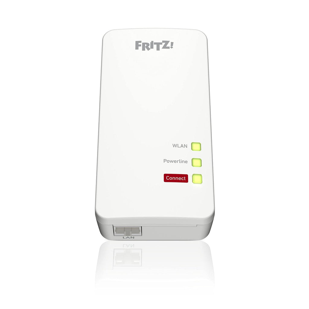FRITZ!Powerline 1260/1220 WLAN Set – 1.200 MBit/s Heimnetz über Stromleitung, WLAN Mesh, Gigabit-LAN