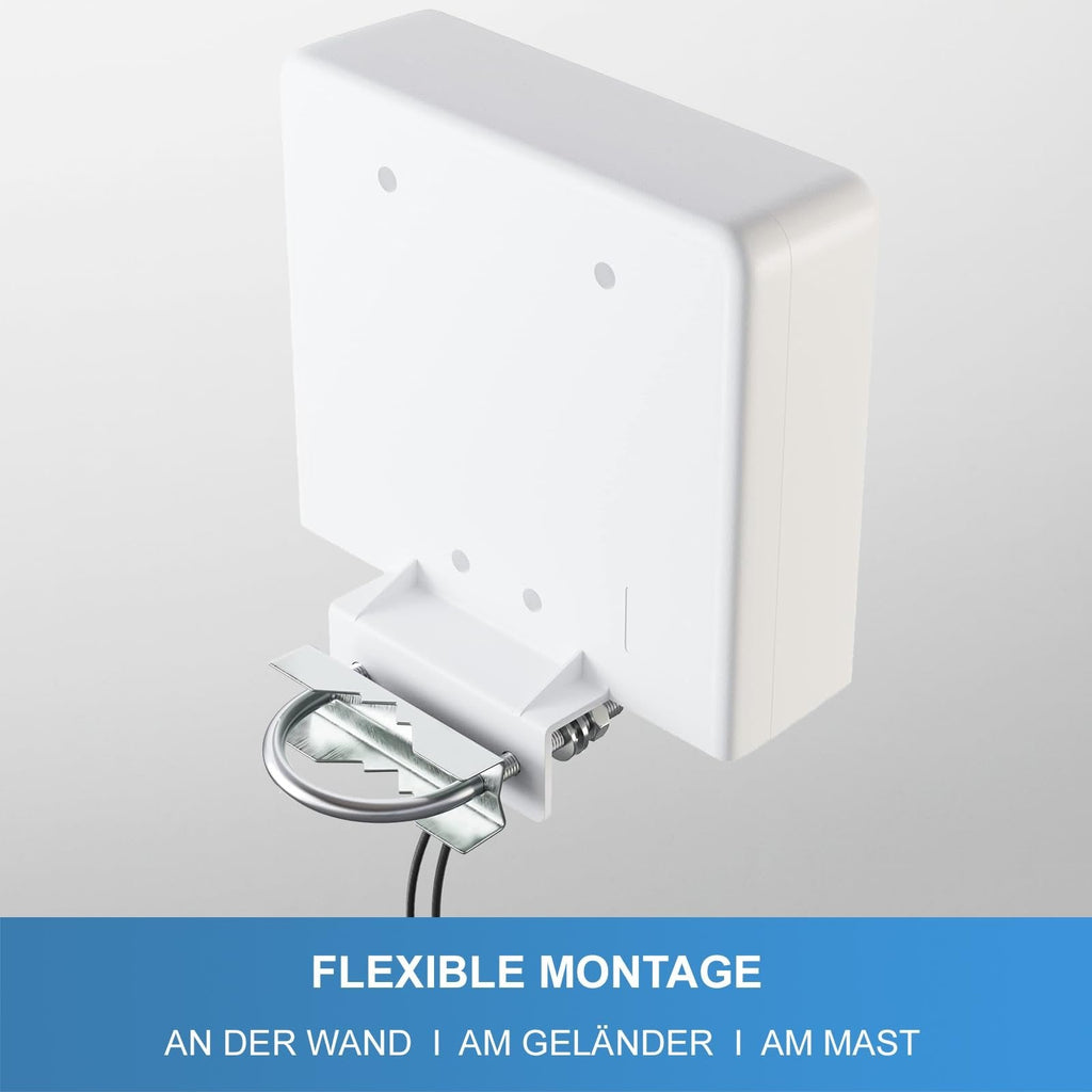 5G LTE MIMO Antenne 2x9dBi Außenantenne 690-3800MHz SMA Wetterfest Outdoor für 4G 5G Router