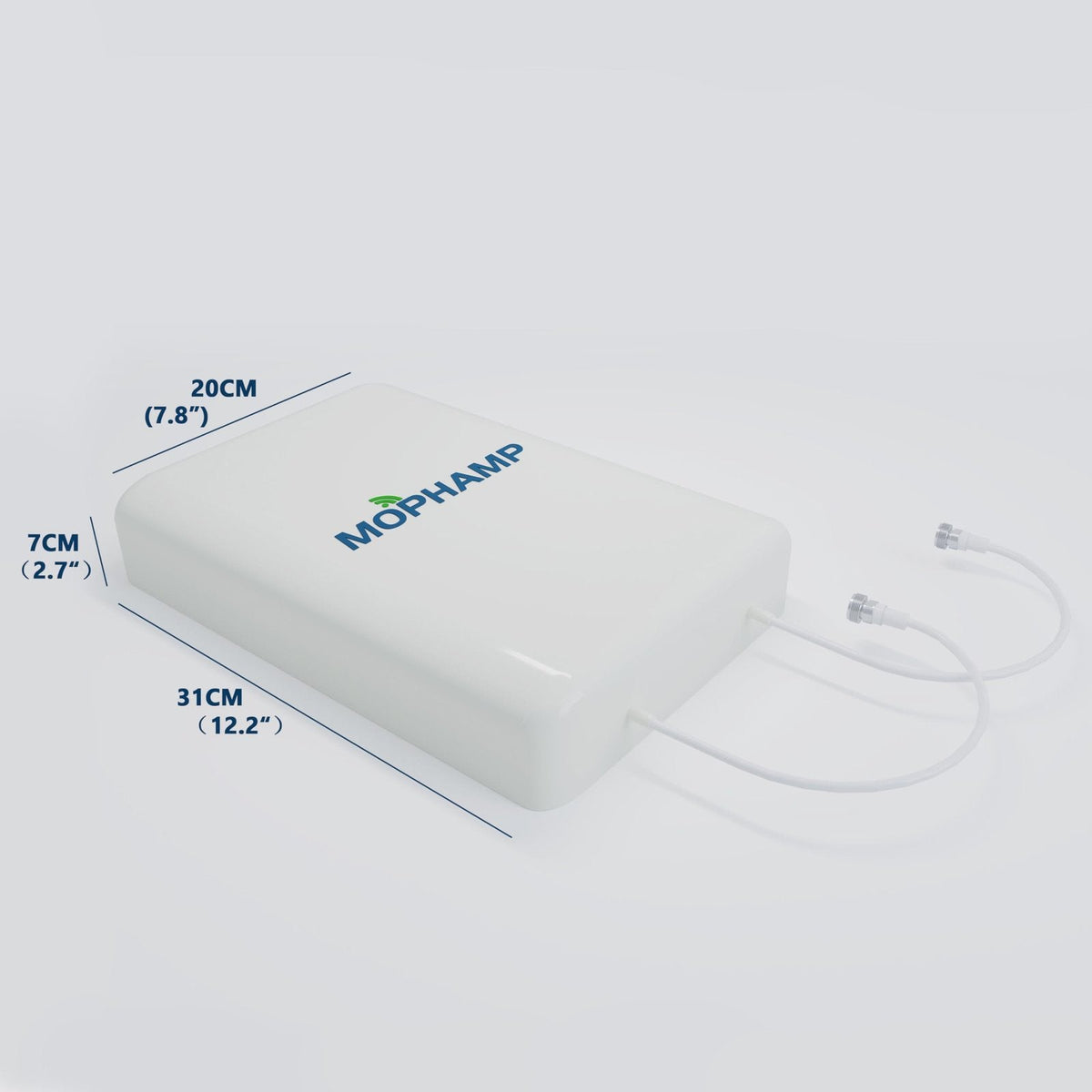 MOPHAMP MIMO LTE Antenne 4G 5G Außenantenne 698-3800MHz Dual-Polarisation 2x10m Kabel Router-kompatibel