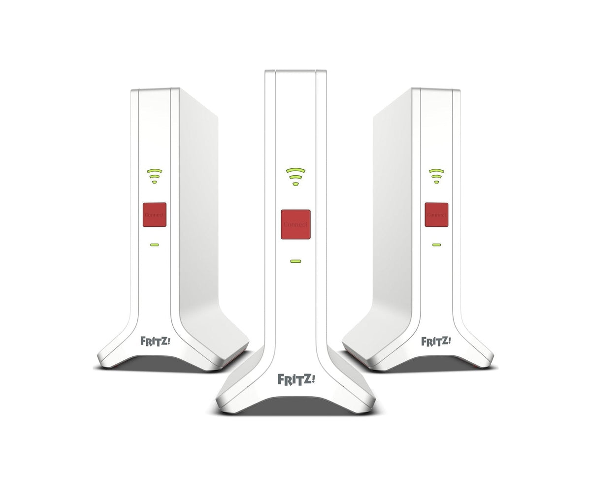 FRITZ!Mesh Set 4200 3er-Set Triband Wi-Fi 6 Repeater für 5-7 Räume – WLAN-Abdeckung mit 4.200 MBit/s