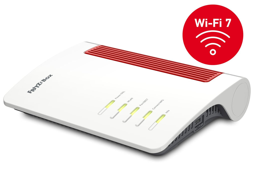 FRITZ!Box 7690 Wi-Fi 7 DSL-Router VDSL Supervectoring WLAN Mesh Zigbee DECT-Basis weiß