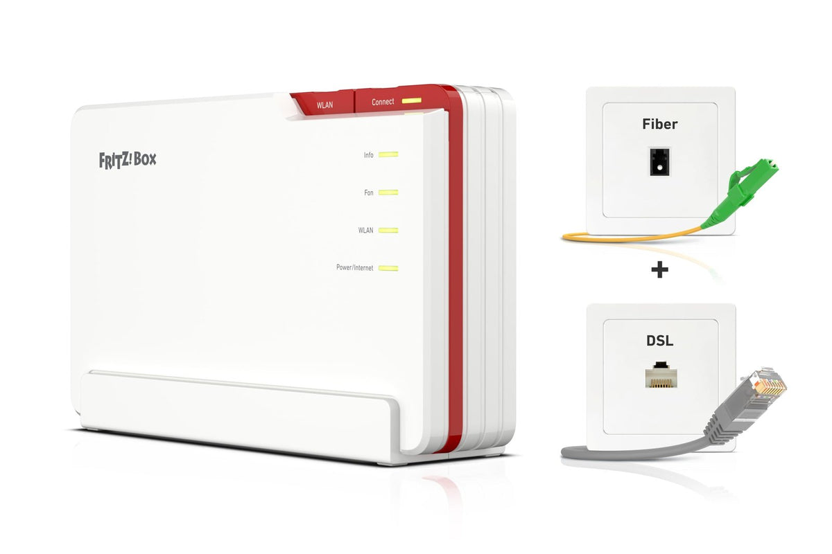 FRITZ!Box 5690 Pro Wi-Fi 7 Router für Glasfaser & DSL – Triband bis 18,4 GBit/s, WLAN Mesh, Smart Home