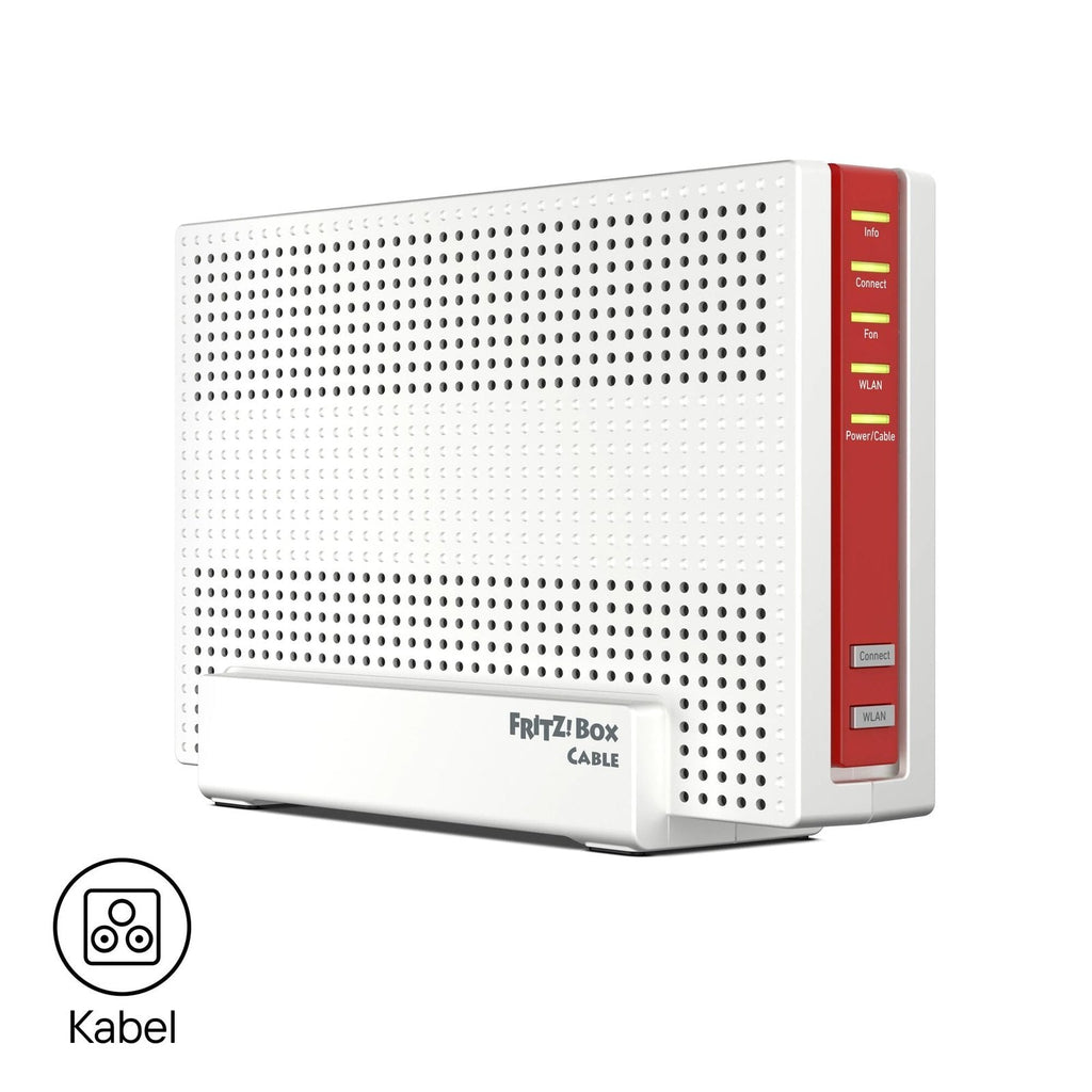 FRITZ!Box 6690 Cable Router mit Wi-Fi 6 – DOCSIS 3.1 Kabelmodem, 4×4 WLAN AX bis 6.000 MBit/s, Mesh